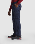 Pantalon de travail avec élasthanne 250 g/m² Roly Daily Stretch couleur camel cinquième vue d'usage
