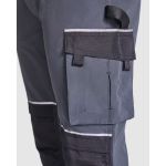 Pantalon de travail multi-poches 260 g/m² Roly Wall couleur noir vue détaillée 2