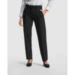 Pantalon de travail long pour femme 190 g/m² Roly Waitress couleur noir première vue d'usage