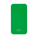 Powerbank bicolore avec indicateur lumineux de charge 10.000 mAh couleur vert deuxième vue