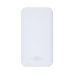Powerbank bicolore avec indicateur lumineux de charge 10.000 mAh couleur bleu pastel deuxième vue