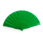 Éventail publicitaire pas cher imprimé dans de jolies couleurs Colors couleur vert deuxième vue