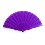Éventail publicitaire pas cher imprimé dans de jolies couleurs Colors couleur violet deuxième vue
