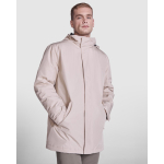 Parka imperméable recyclé 400 g/m² Roly Direct America couleur sable première vue d'usage