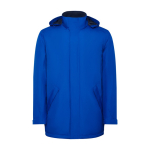 Parka imperméable recyclé 400 g/m² Roly Direct America couleur bleu roi deuxième vue