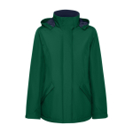 Parka femme en polyester recyclé 400 g/m² Roly Direct America couleur vert bouteille deuxième vue