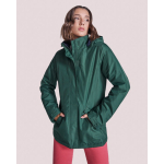 Parka femme en polyester recyclé 400 g/m² Roly Direct America couleur bleu marine première vue d'usage
