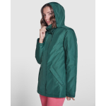 Parka femme en polyester recyclé 400 g/m² Roly Direct America couleur bleu marine sixième vue d'usage