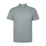 Polo technique en polyester recyclé 125 g/m² Roly Direct Tormo couleur gris deuxième vue
