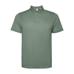Polo technique en polyester recyclé 125 g/m² Roly Direct Tormo couleur vert olive deuxième vue