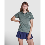Polo pour femme en polyester recyclé 125 g/m² Roly Direct Tormo couleur vert olive première vue d'usage
