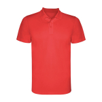 Polo technique à manches courtes 150 g/m² Roly Direct Monzha couleur rouge deuxième vue