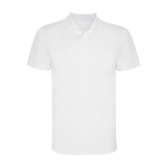 Polo technique à manches courtes 150 g/m² Roly Direct Monzha couleur blanc deuxième vue