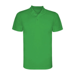 Polo technique à manches courtes 150 g/m² Roly Direct Monzha couleur vert deuxième vue