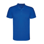 Polo technique à manches courtes 150 g/m² Roly Direct Monzha couleur bleu roi deuxième vue