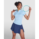 Polo technique en polyester pour femme 150 g/m² Roly Direct Monzha couleur blanc quatrième vue d'usage