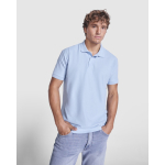 Polo en tissu piqué 220 g/m² Roly Direct Pegaso Premium couleur blanc quatrième vue d'usage