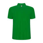 Polo en tissu piqué 220 g/m² Roly Direct Pegaso Premium couleur vert forêt deuxième vue
