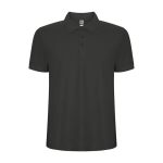 Polo en tissu piqué 220 g/m² Roly Direct Pegaso Premium couleur gris taupe deuxième vue