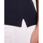 Polo pour femme en coton organique 210 g/m² Roly Direct Prince couleur rouge vue détaillée 2