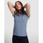 Polo en coton piqué pour femme 200 g/m² Roly Direct Star couleur noir première vue d'usage