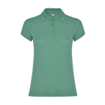 Polo en coton piqué pour femme 200 g/m² Roly Direct Star couleur menthe deuxième vue