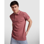 Polo pour homme en coton piqué 200 g/m² Roly Direct Star couleur blanc sixième vue d'usage