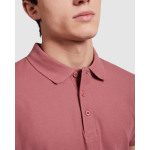 Polo pour homme en coton piqué 200 g/m² Roly Direct Star couleur blanc vue détaillée 1