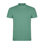 Polo pour homme en coton piqué 200 g/m² Roly Direct Star couleur menthe deuxième vue