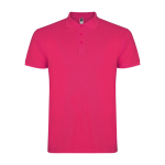 Polo pour homme en coton piqué 200 g/m² Roly Direct Star couleur rose deuxième vue