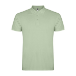 Polo pour homme en coton piqué 200 g/m² Roly Direct Star couleur vert doux deuxième vue