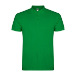 Polo pour homme en coton piqué 200 g/m² Roly Direct Star couleur vert tropical deuxième vue