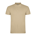 Polo pour homme en coton piqué 200 g/m² Roly Direct Star couleur sable deuxième vue