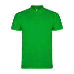 Polo pour homme en coton piqué 200 g/m² Roly Direct Star couleur vert forêt deuxième vue