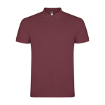 Polo pour homme en coton piqué 200 g/m² Roly Direct Star couleur acajou deuxième vue