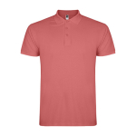 Polo pour homme en coton piqué 200 g/m² Roly Direct Star couleur saumon deuxième vue