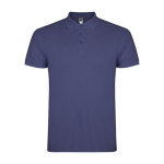 Polo pour homme en coton piqué 200 g/m² Roly Direct Star couleur bleu jean deuxième vue