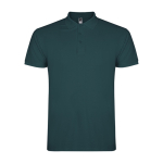 Polo pour homme en coton piqué 200 g/m² Roly Direct Star couleur bleu gris deuxième vue