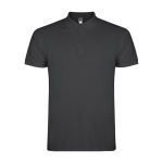 Polo pour homme en coton piqué 200 g/m² Roly Direct Star couleur gris taupe deuxième vue