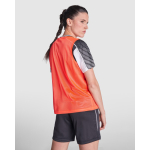 Dossard de sport unisexe respirant 90 g/m² Roly Direct Roma couleur orange fluorescent vue détaillée 2