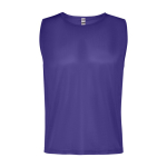 Dossard de sport unisexe respirant 90 g/m² Roly Direct Roma couleur mauve deuxième vue