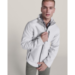 Veste softshell avec zip 300 g/m² Roly Direct Antartida couleur blanc cassé quatrième vue d'usage