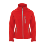Veste softshell pour femme 300 g/m² Roly Direct Antartida couleur rouge deuxième vue