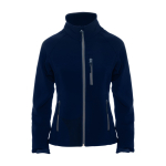 Veste softshell pour femme 300 g/m² Roly Direct Antartida couleur bleu marine deuxième vue