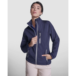 Veste softshell pour femme 300 g/m² Roly Direct Antartida couleur bleu marine première vue d'usage