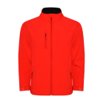 Veste softshell à 2 couches 300 g/m² Roly Direct Nebraska couleur rouge deuxième vue