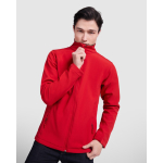 Veste softshell à 2 couches 300 g/m² Roly Direct Nebraska couleur rouge première vue d'usage