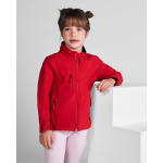 Veste softshell à 2 couches 300 g/m² Roly Direct Nebraska couleur rouge deuxième vue d'usage