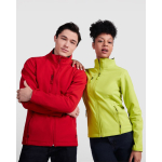 Veste softshell à 2 couches 300 g/m² Roly Direct Nebraska couleur rouge troisième vue d'usage