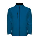 Veste softshell à 2 couches 300 g/m² Roly Direct Nebraska couleur bleu foncé deuxième vue